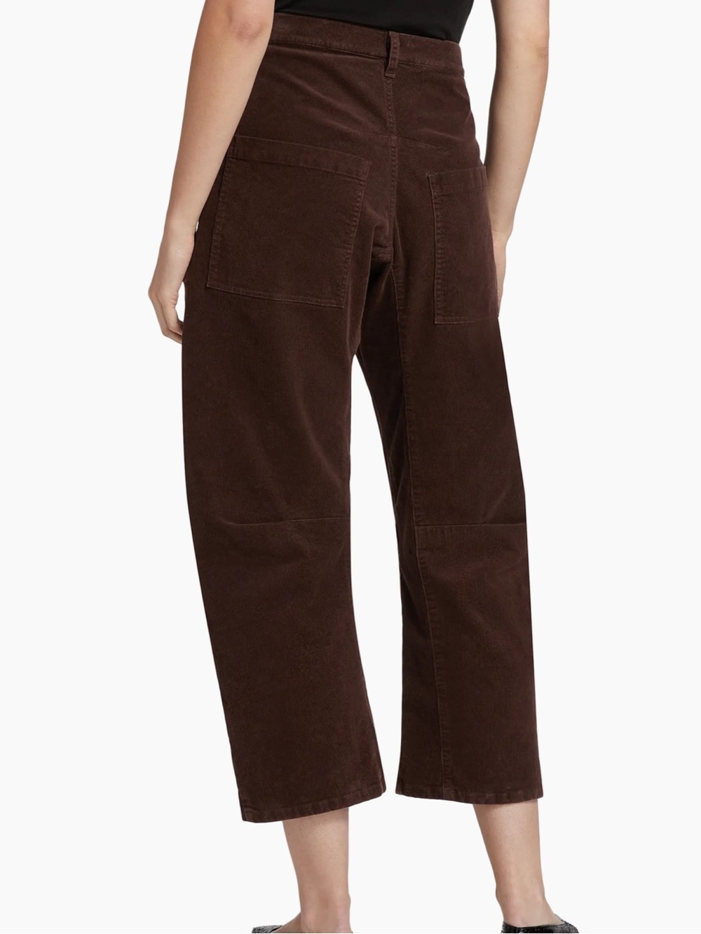 Nili Lotan Shon Corduroy Pant Merlot - Picture 4 of 7